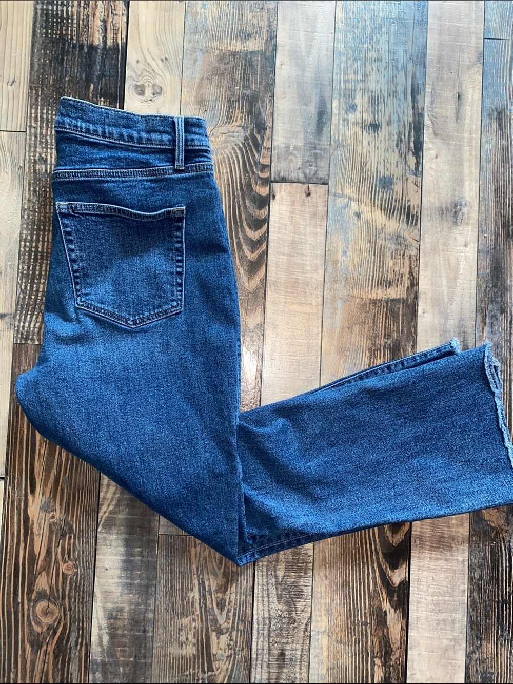 LOFT Denim Flare Wide Leg Jeans